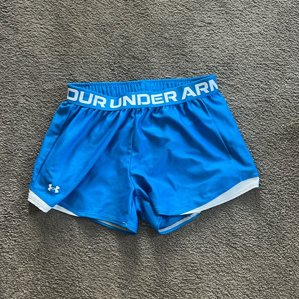 Blue Under Armour Workout Shorts